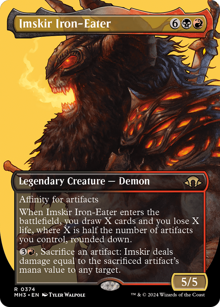 Imskir Iron-Eater (Borderless) [Modern Horizons 3] | Anubis Games and Hobby