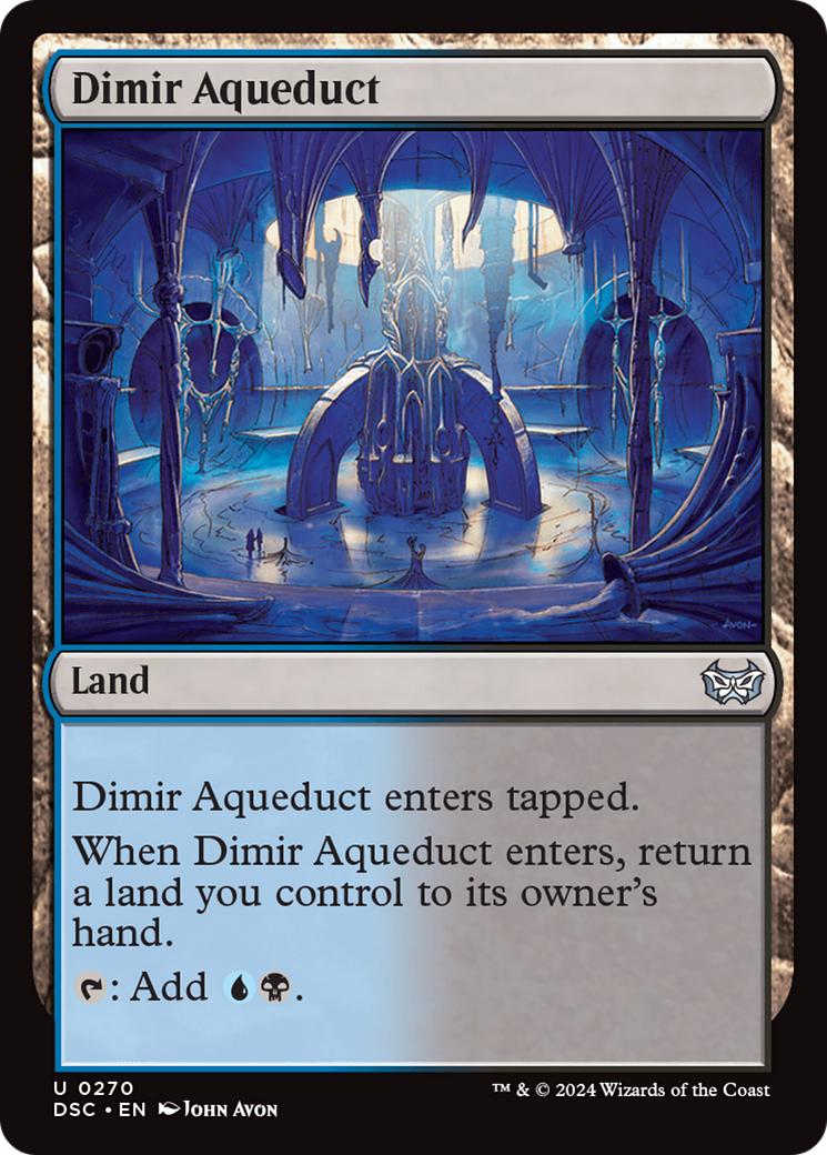 Dimir Aqueduct [Duskmourn: House of Horror Commander] | Anubis Games and Hobby