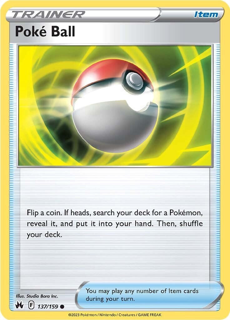 Poke Ball (137/159) [Sword & Shield: Crown Zenith] | Anubis Games and Hobby