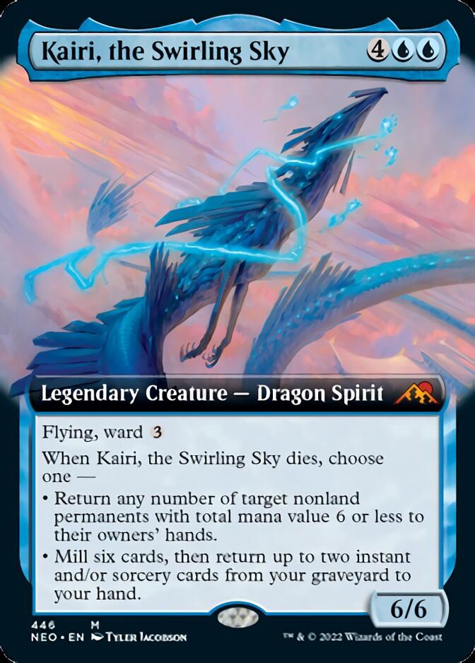 Kairi, the Swirling Sky (Extended Art) [Kamigawa: Neon Dynasty] | Anubis Games and Hobby