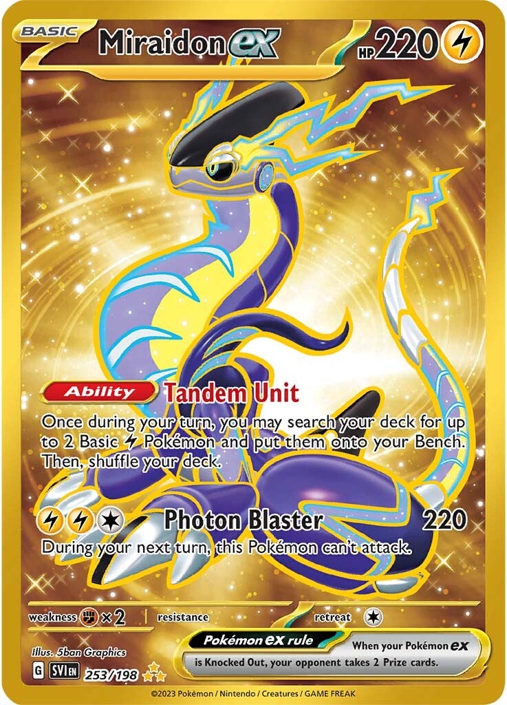 Miraidon ex (253/198) [Scarlet & Violet: Base Set] | Anubis Games and Hobby