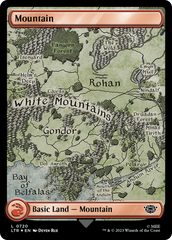 Mountain (720) (Surge Foil) [The Lord of the Rings: Tales of Middle-Earth] | Anubis Games and Hobby