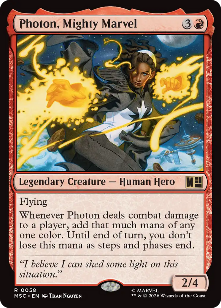 Photon, Mighty Marvel [Marvel Super Heroes Commander] | Anubis Games and Hobby