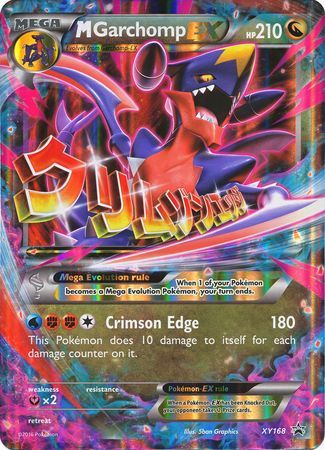 M Garchomp EX (XY168) (Jumbo Card) [XY: Black Star Promos] | Anubis Games and Hobby