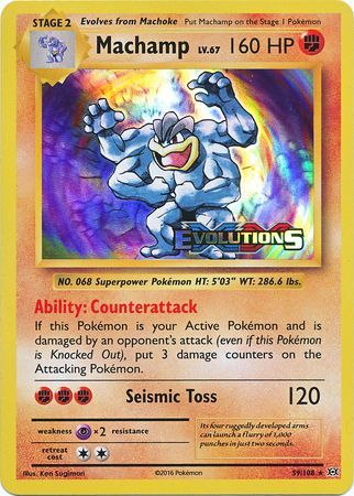 Machamp (59/108) (XY Evolutions Prerelease) [XY: Black Star Promos] | Anubis Games and Hobby