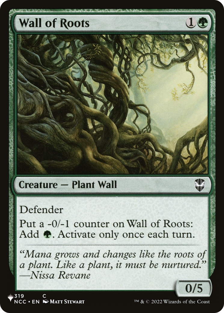 Wall of Roots [The List Reprints] | Anubis Games and Hobby