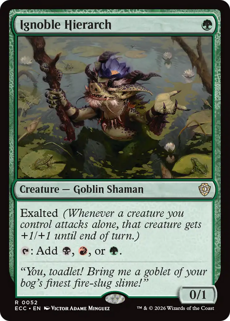 Ignoble Hierarch [Lorwyn Eclipsed Commander] | Anubis Games and Hobby
