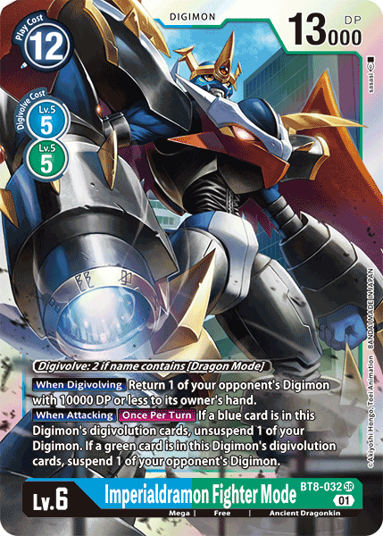 Imperialdramon Fighter Mode [BT8-032] [New Awakening] | Anubis Games and Hobby