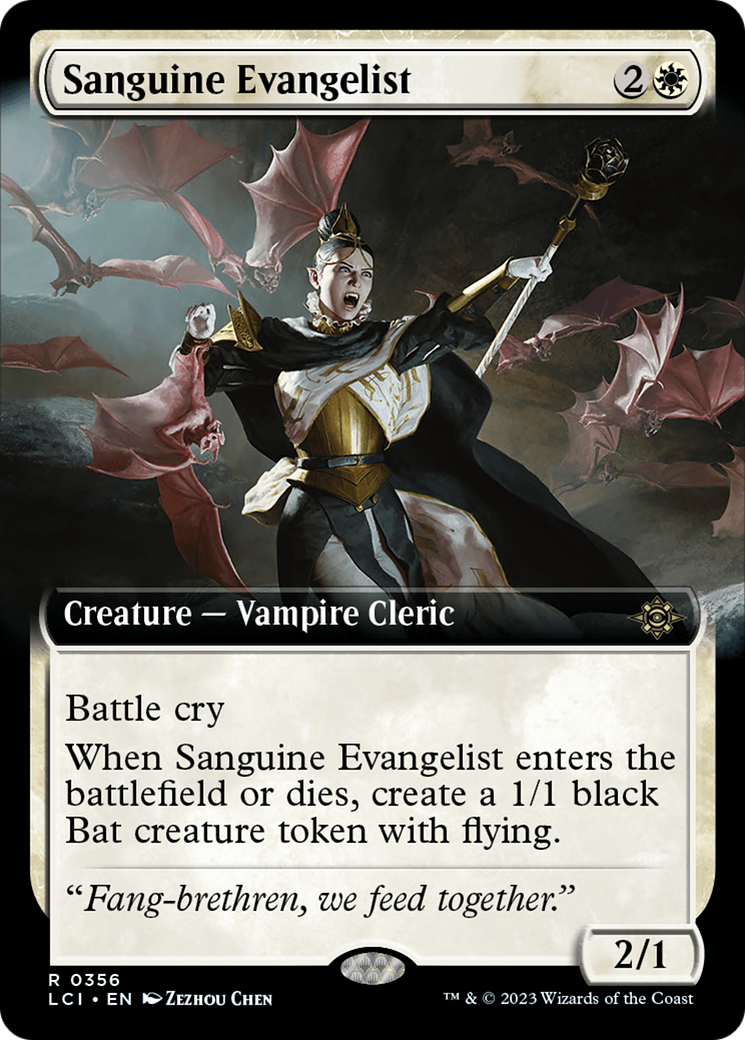 Sanguine Evangelist (Extended Art) [The Lost Caverns of Ixalan] | Anubis Games and Hobby