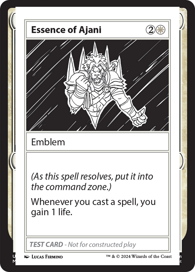 Essence of Ajani [Mystery Booster 2 Playtest Cards] | Anubis Games and Hobby