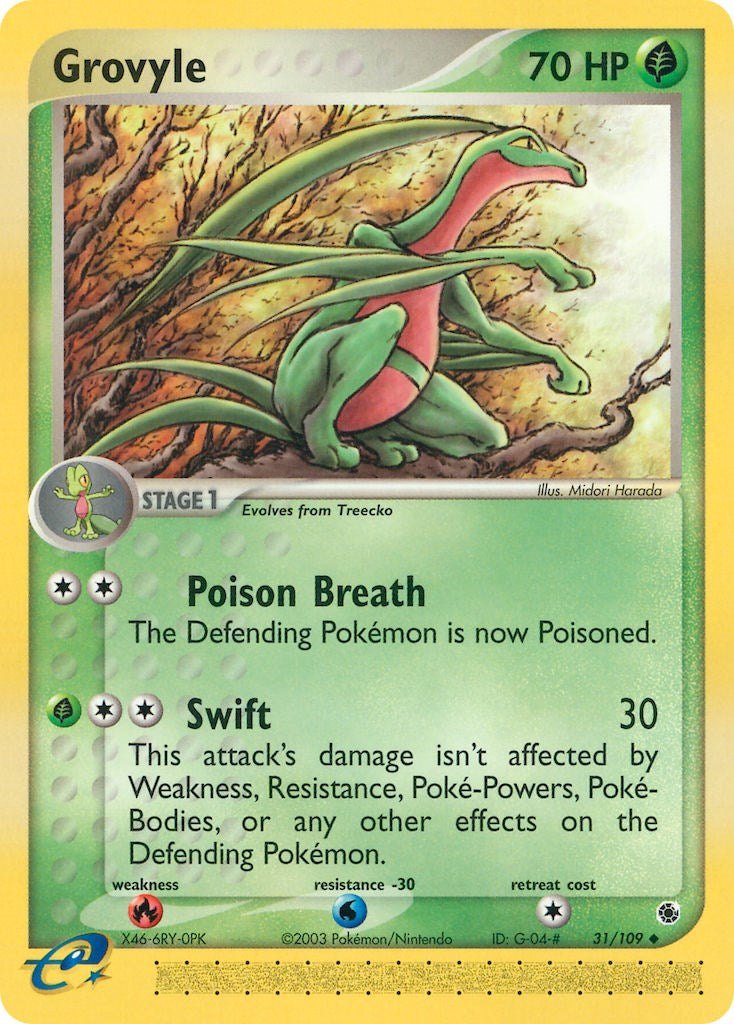 Grovyle (31/109) [EX: Ruby & Sapphire] | Anubis Games and Hobby