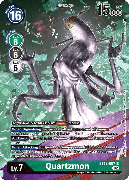 Quartzmon [BT12-057] (Alternate Art) [Across Time] | Anubis Games and Hobby