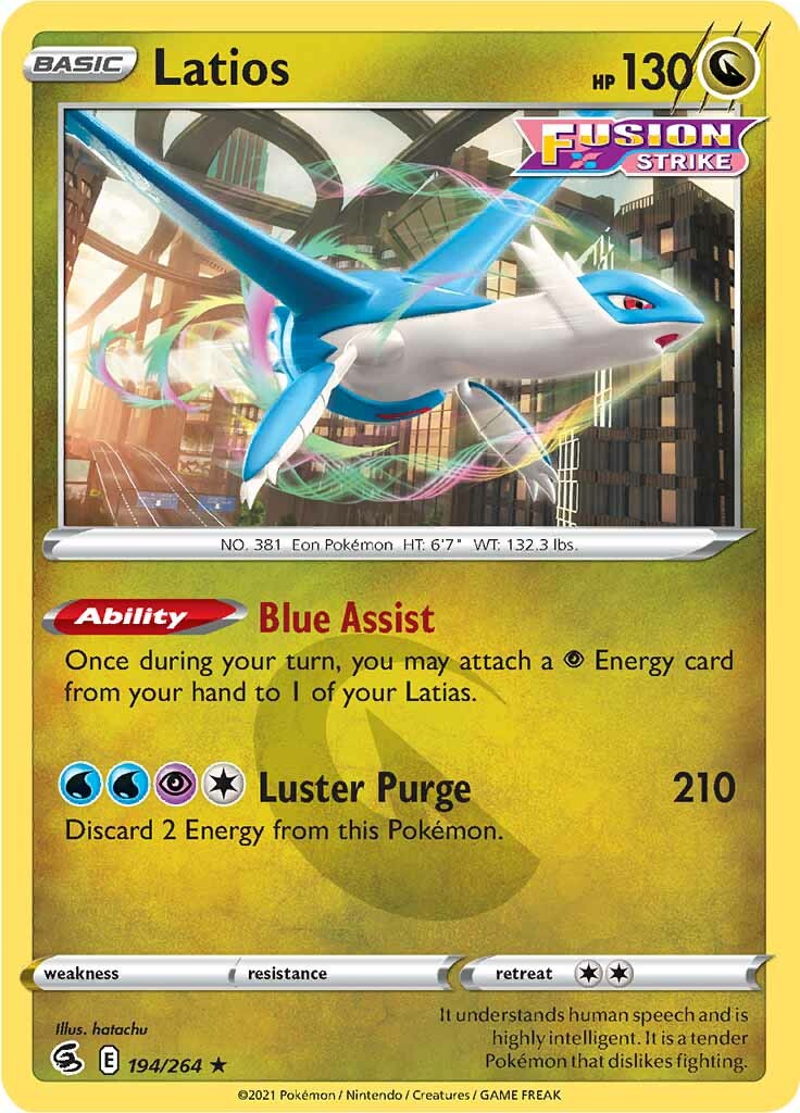 Latios (194/264) [Sword & Shield: Fusion Strike] | Anubis Games and Hobby