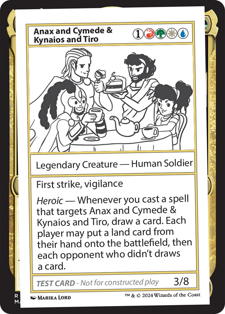 Anax and Cymede & Kynaios and Tiro [Mystery Booster 2 Playtest Cards] | Anubis Games and Hobby