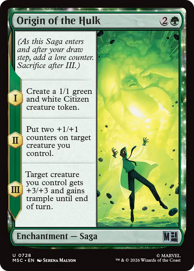 Origin of the Hulk [Marvel Super Heroes Commander] | Anubis Games and Hobby