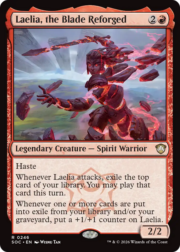 Laelia, the Blade Reforged [Secrets of Strixhaven Commander] | Anubis Games and Hobby