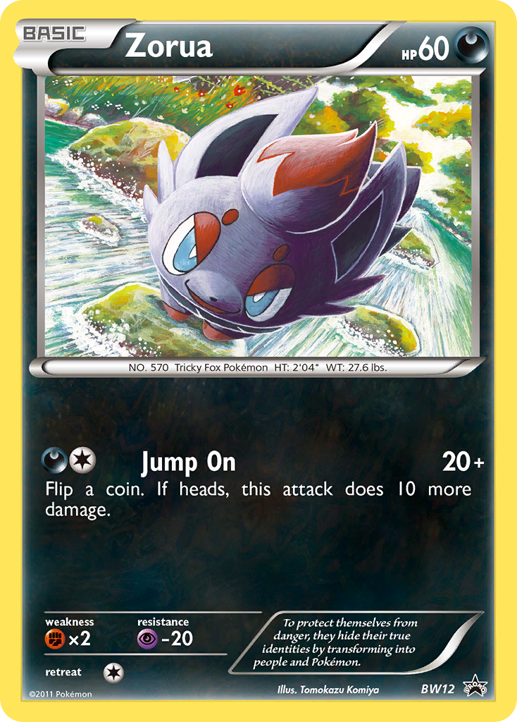 Zorua (BW12) [Black & White: Black Star Promos] | Anubis Games and Hobby