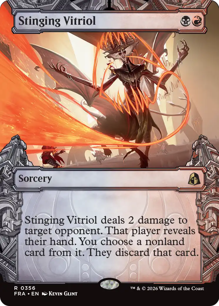 Stinging Vitriol (Showcase) [Reality Fracture] | Anubis Games and Hobby