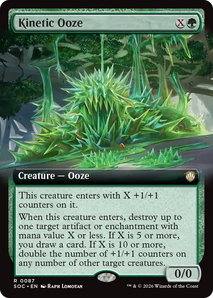 Kinetic Ooze (Extended Art) [Secrets of Strixhaven Commander] | Anubis Games and Hobby