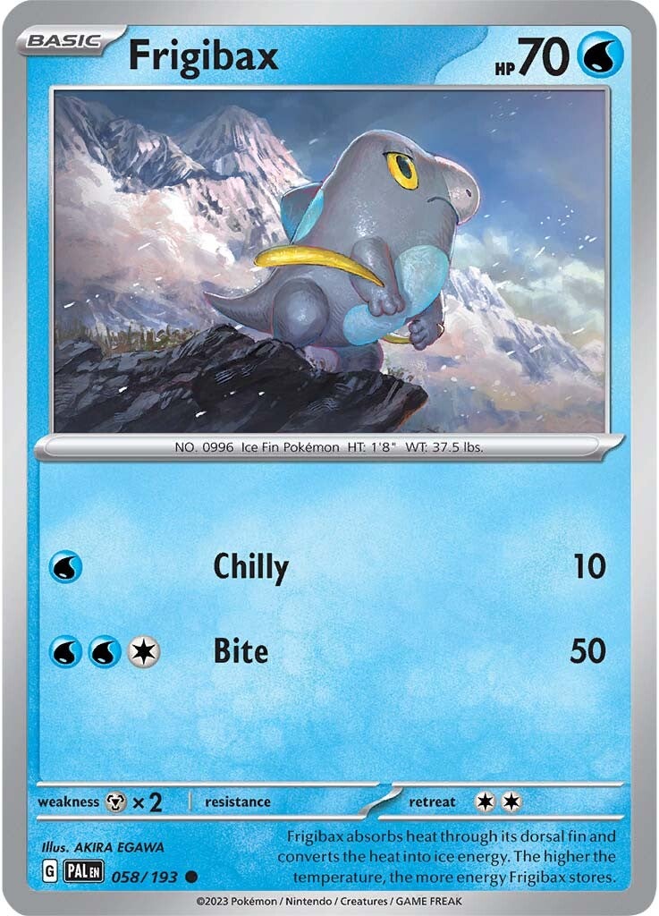 Frigibax (058/193) [Scarlet & Violet: Paldea Evolved] | Anubis Games and Hobby