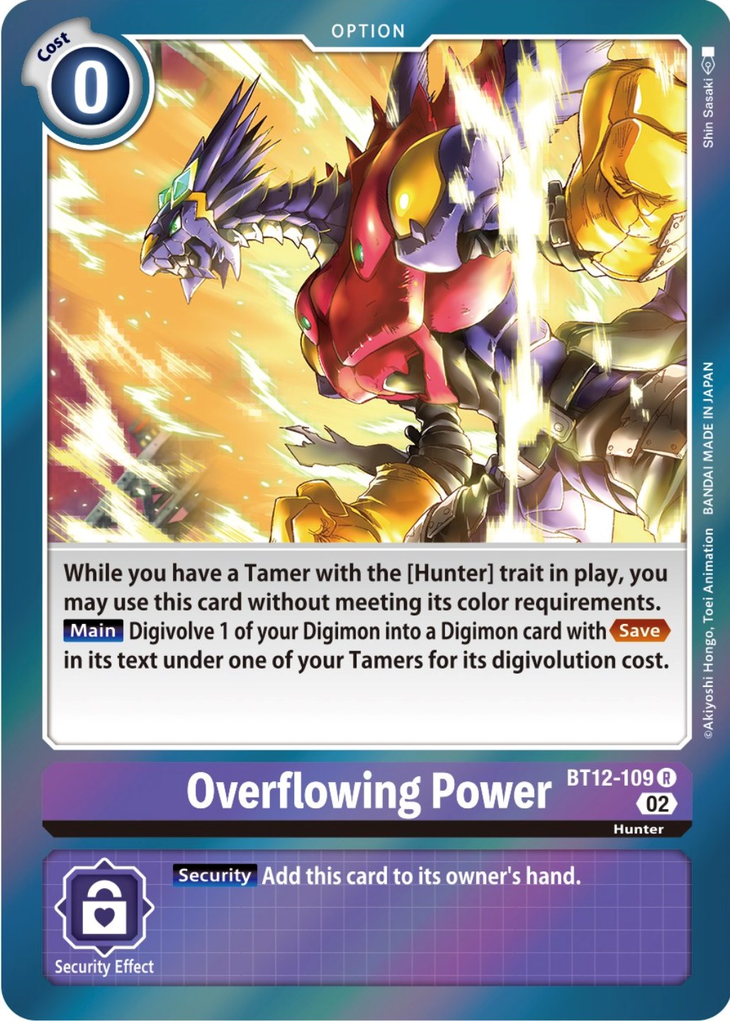 Overflowing Power [BT12-109] [Across Time] | Anubis Games and Hobby