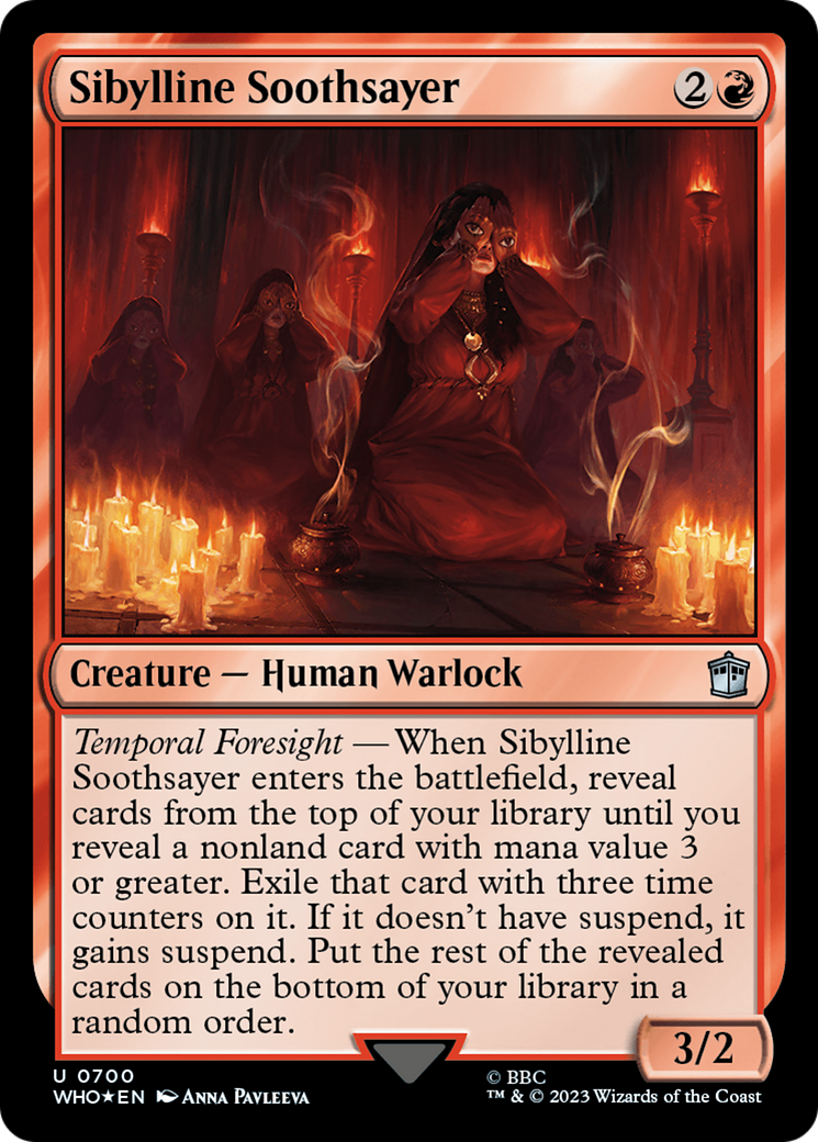 Sibylline Soothsayer (Surge Foil) [Doctor Who] | Anubis Games and Hobby