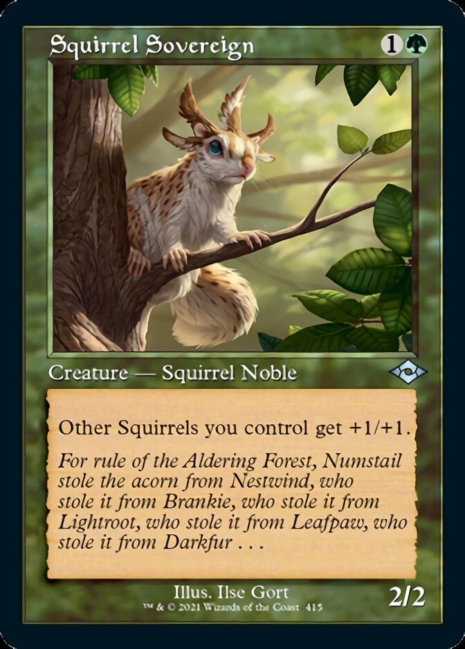 Squirrel Sovereign (Retro Foil Etched) [Modern Horizons 2] | Anubis Games and Hobby