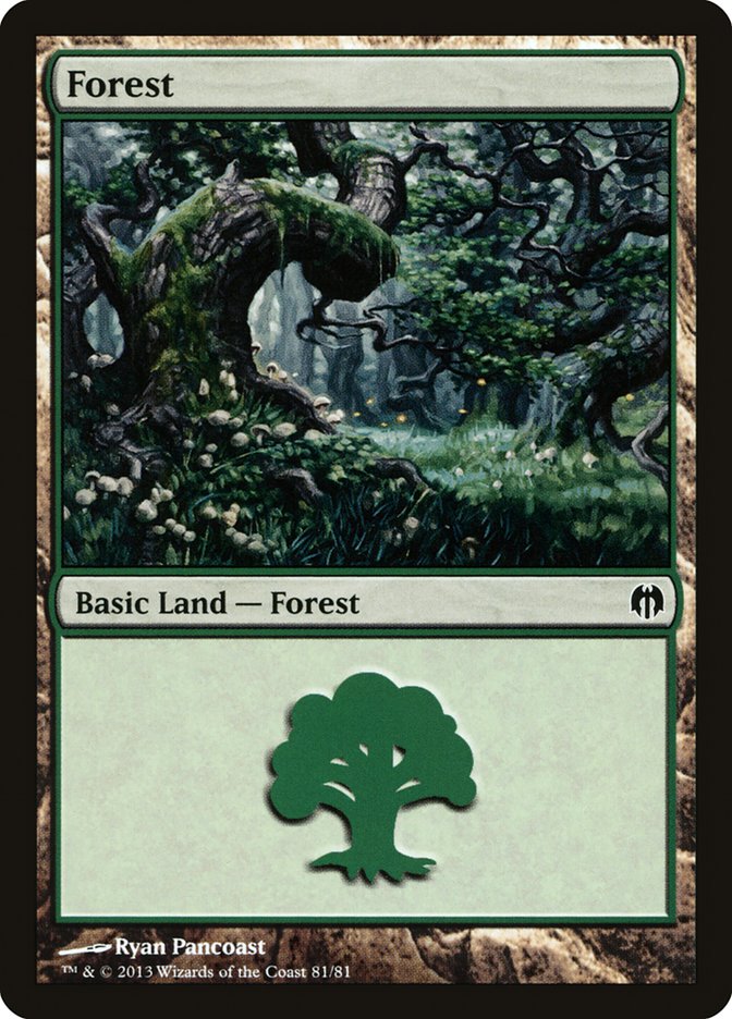 Forest (81) [Duel Decks: Heroes vs. Monsters] | Anubis Games and Hobby