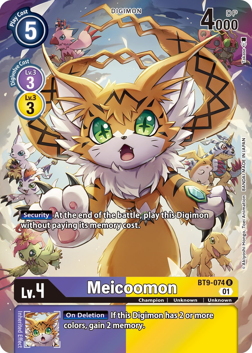 Meicoomon [BT9-074] (Alternate Art) [X Record] | Anubis Games and Hobby