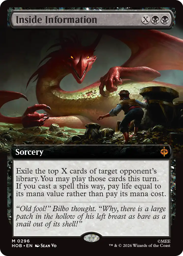 Inside Information (Extended Art) [The Hobbit] | Anubis Games and Hobby