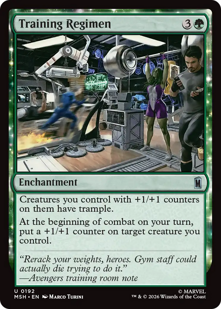Training Regimen [Marvel Super Heroes] | Anubis Games and Hobby