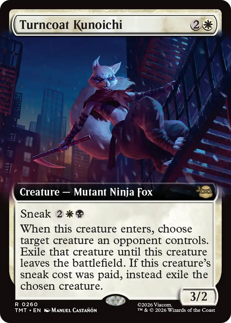 Turncoat Kunoichi (Extended Art) [Teenage Mutant Ninja Turtles] | Anubis Games and Hobby