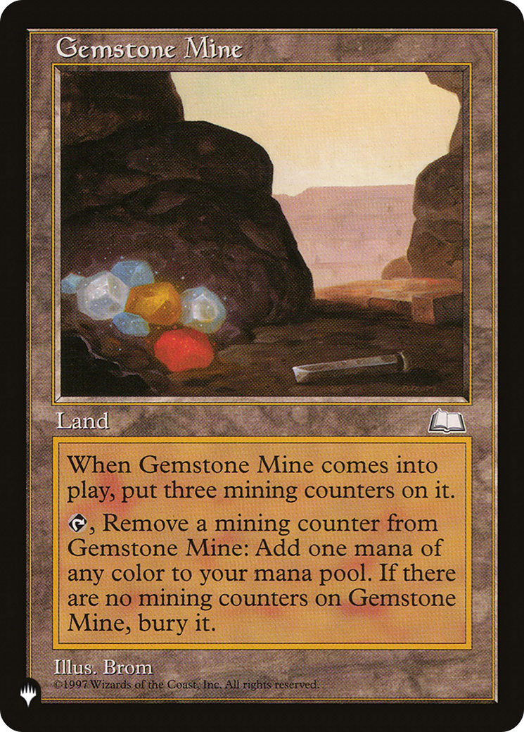 Gemstone Mine (WTH) [The List Reprints] | Anubis Games and Hobby