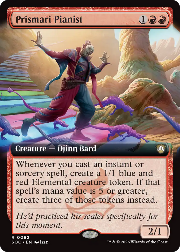 Prismari Pianist (Extended Art) [Secrets of Strixhaven Commander] | Anubis Games and Hobby