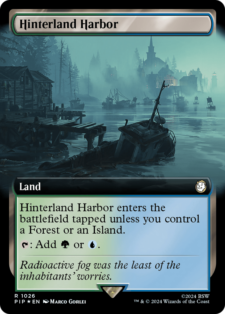 Hinterland Harbor (Extended Art) (Surge Foil) [Fallout] | Anubis Games and Hobby