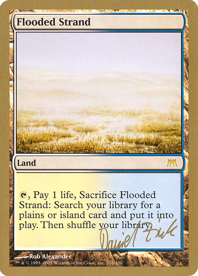 Flooded Strand (Daniel Zink) [World Championship Decks 2003] | Anubis Games and Hobby