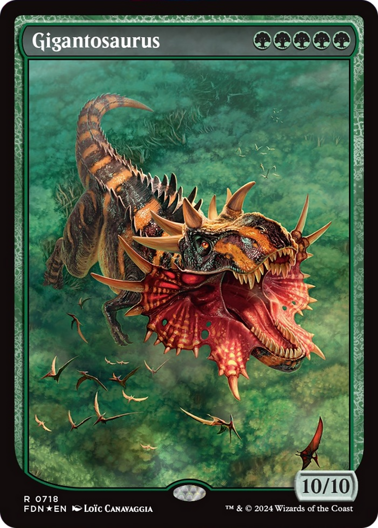 Gigantosaurus (Full Art) [Foundations] | Anubis Games and Hobby