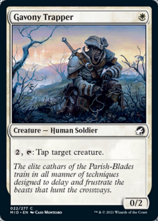 Gavony Trapper [Innistrad: Midnight Hunt] | Anubis Games and Hobby