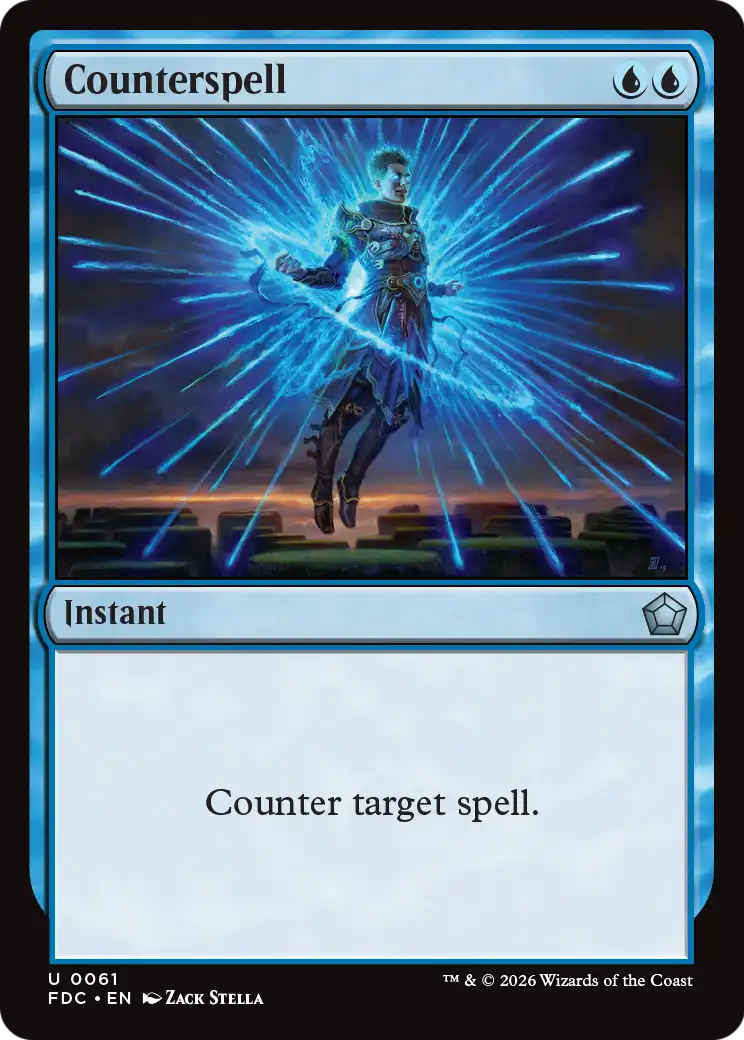 Counterspell [Foundations Commander] | Anubis Games and Hobby