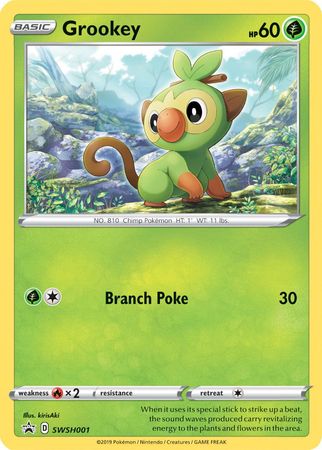 Grookey (SWSH001) [Sword & Shield: Black Star Promos] | Anubis Games and Hobby