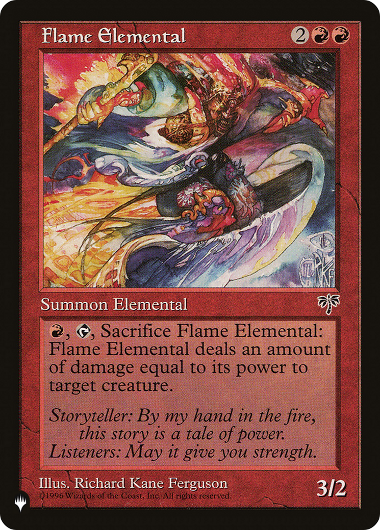 Flame Elemental [The List Reprints] | Anubis Games and Hobby