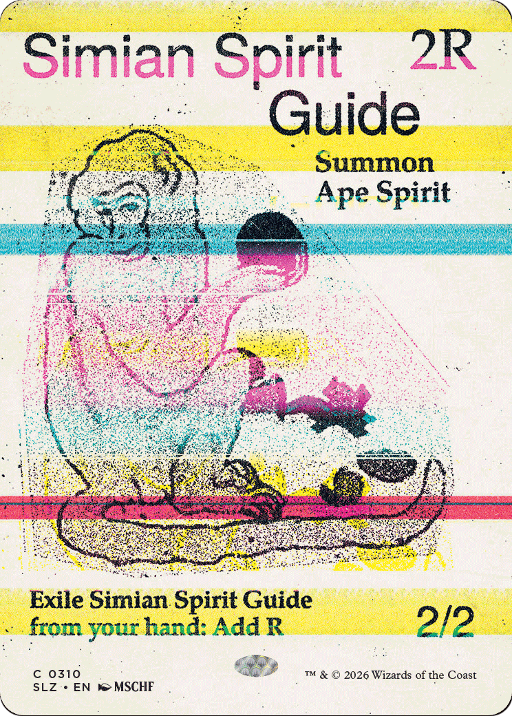 Simian Spirit Guide (0310) [Secret Lair x MSCHF: The Zeta Set] | Anubis Games and Hobby