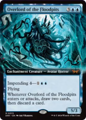 Overlord of the Floodpits (Extended Art) [Duskmourn: House of Horror] | Anubis Games and Hobby