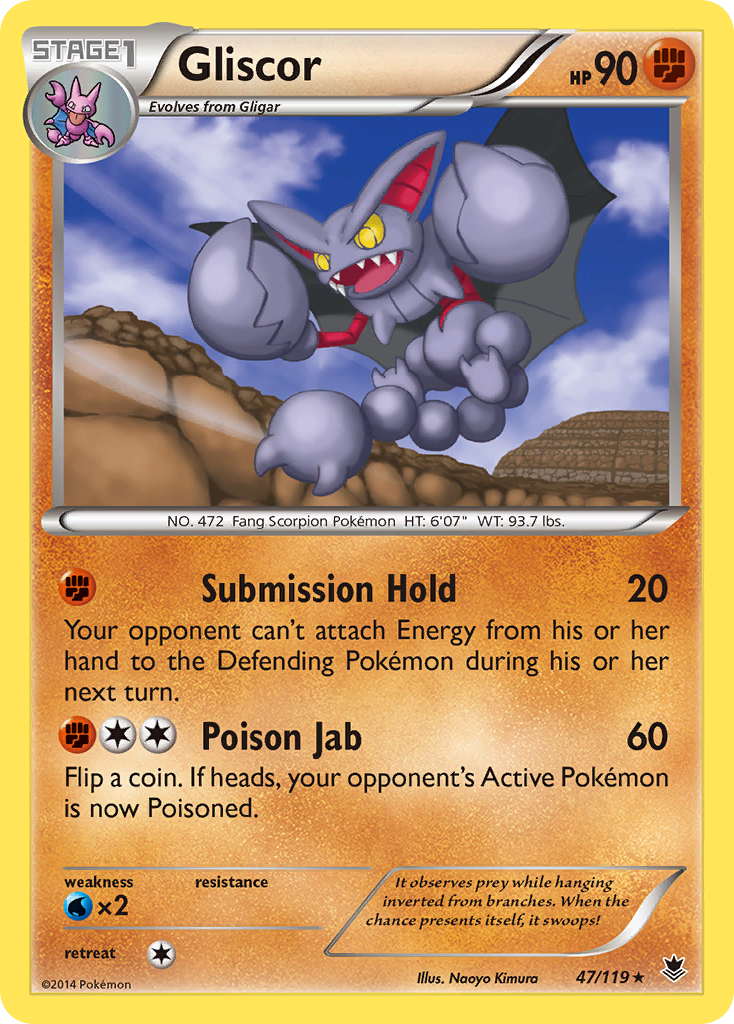 Gliscor (47/119) [XY: Phantom Forces] | Anubis Games and Hobby