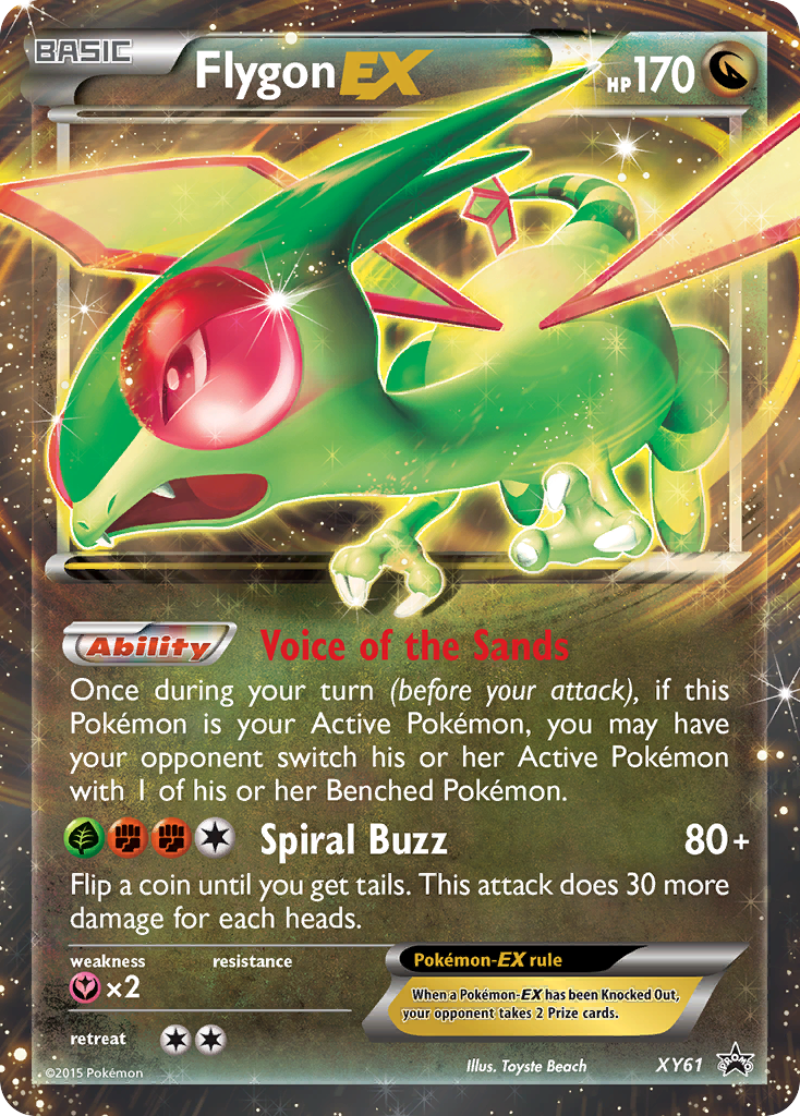 Flygon EX (XY61) [XY: Black Star Promos] | Anubis Games and Hobby