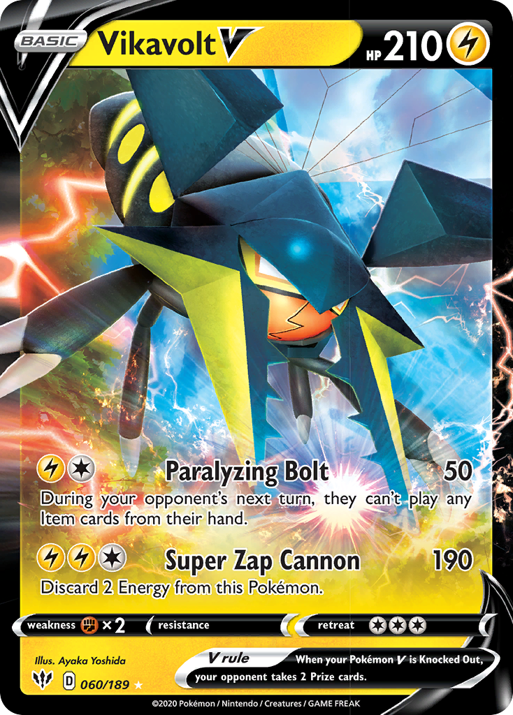 Vikavolt V (060/189) [Sword & Shield: Darkness Ablaze] | Anubis Games and Hobby
