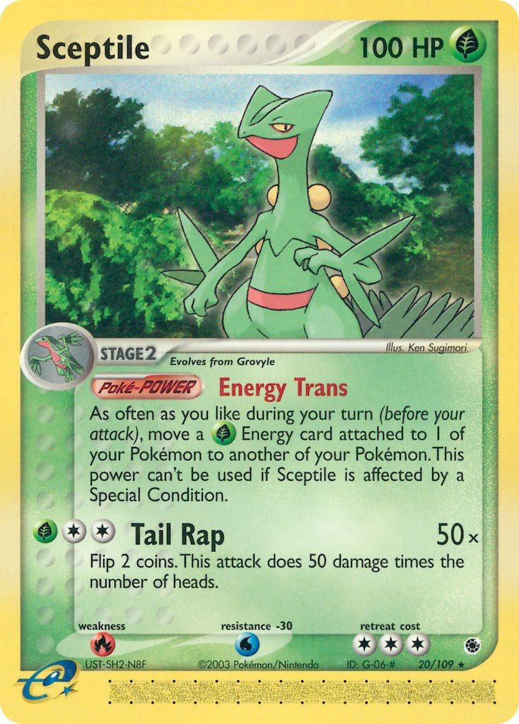 Sceptile (20/109) [EX: Ruby & Sapphire] | Anubis Games and Hobby