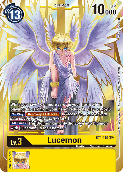 Lucemon [BT4-115] [Great Legend] | Anubis Games and Hobby