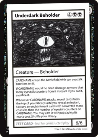 Underdark Beholder (2021 Edition) [Mystery Booster Playtest Cards] | Anubis Games and Hobby