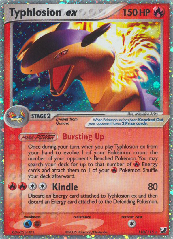 Typhlosion ex (110/115) [EX: Unseen Forces] | Anubis Games and Hobby